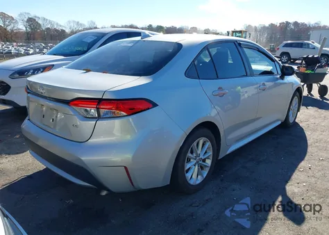 2021 Toyota Corolla Le из США, поврежденный, VIN 5YFVPMAEXMP262042